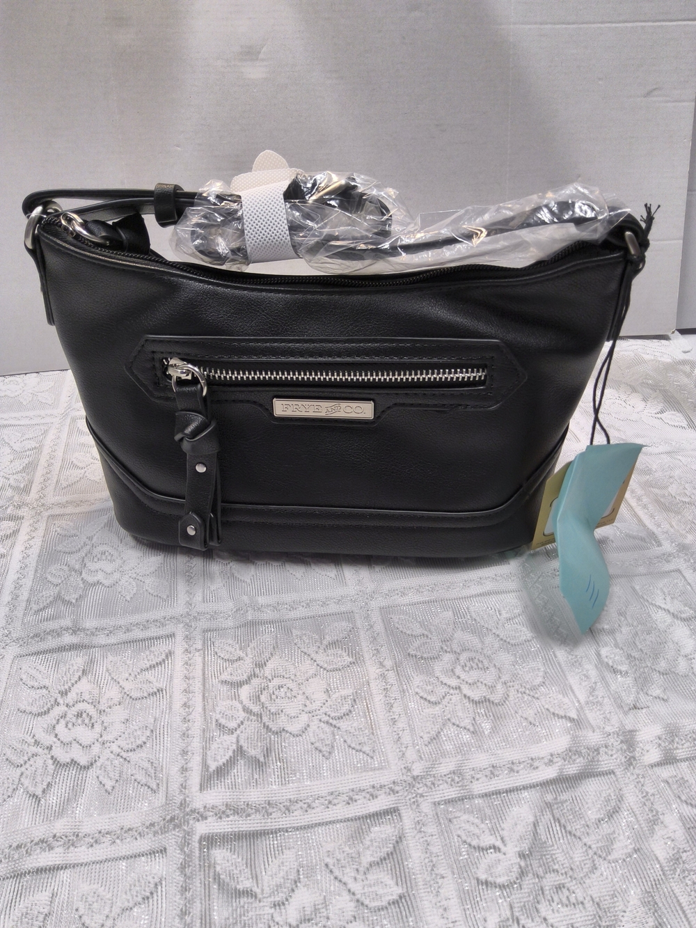 New Frye And Co Black Crossbody Bag